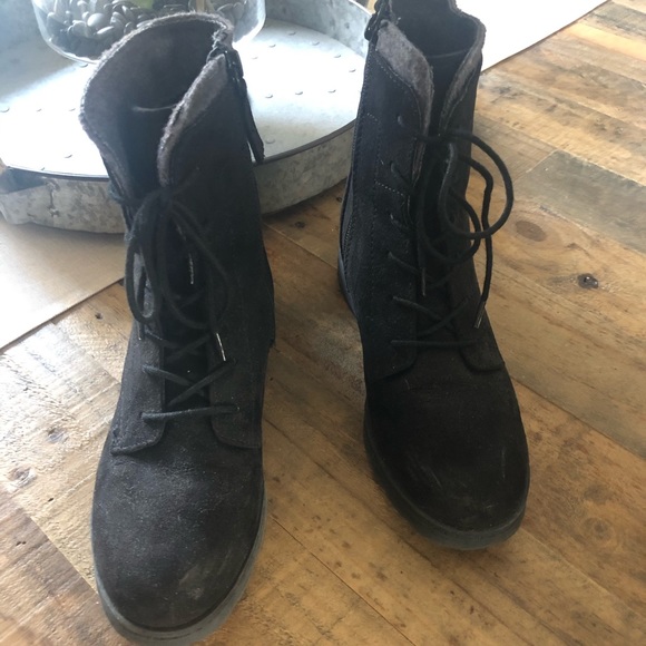 Micro suede boots- black - Picture 3 of 6